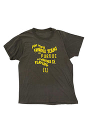 Vintage 80s IU Rivalry Tshirt - Hammered Threads