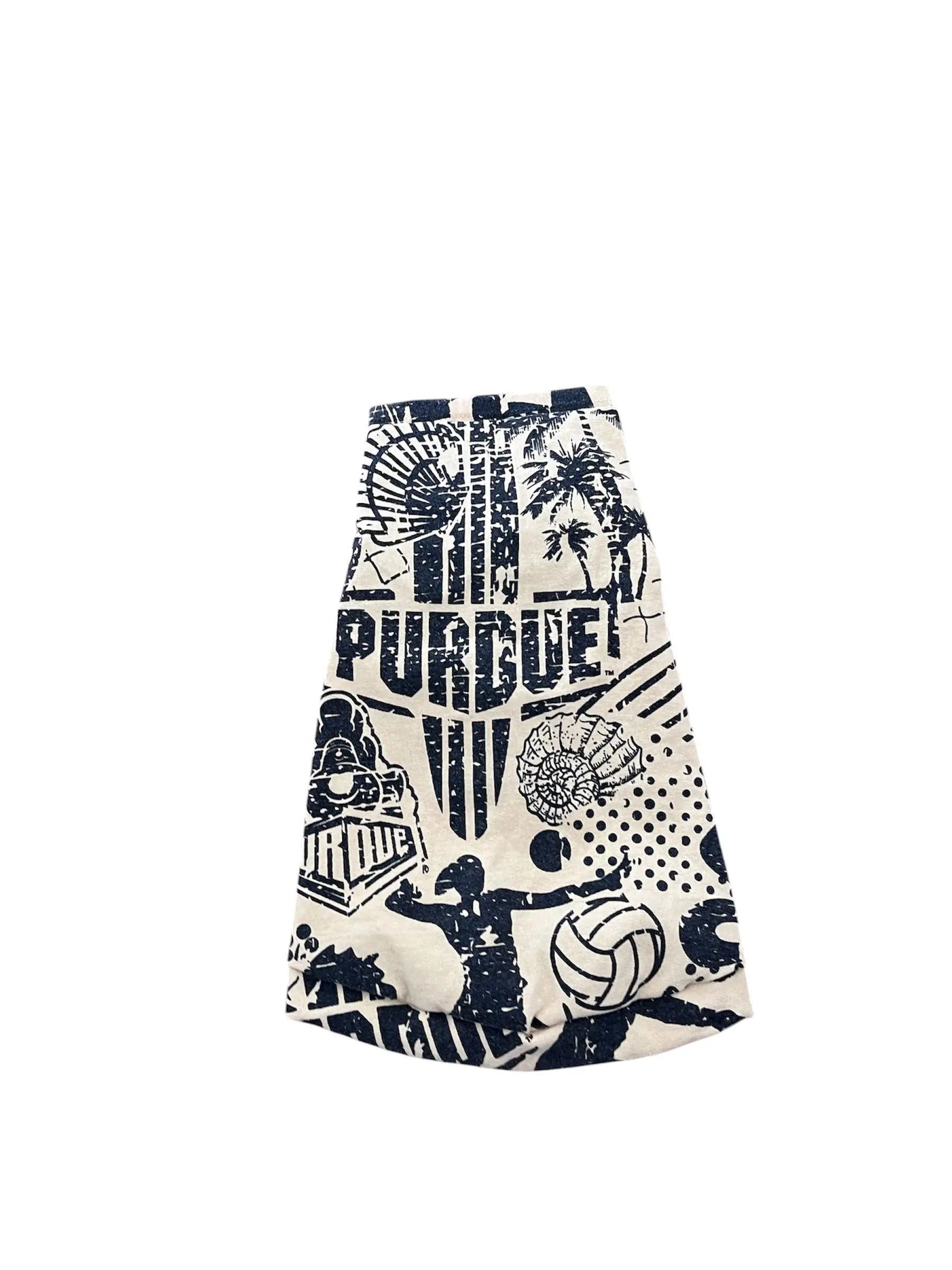 Reworked Purdue Cat Wear - Bambino Size Hammered Threads