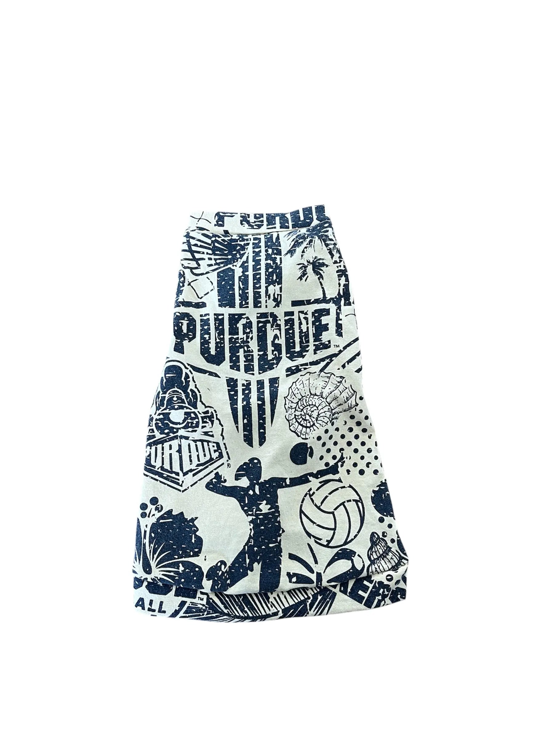 Reworked Purdue Cat Wear - Bambino Size Hammered Threads