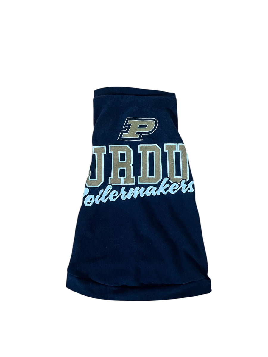 Reworked Purdue Cat Wear - Bambino Size Hammered Threads