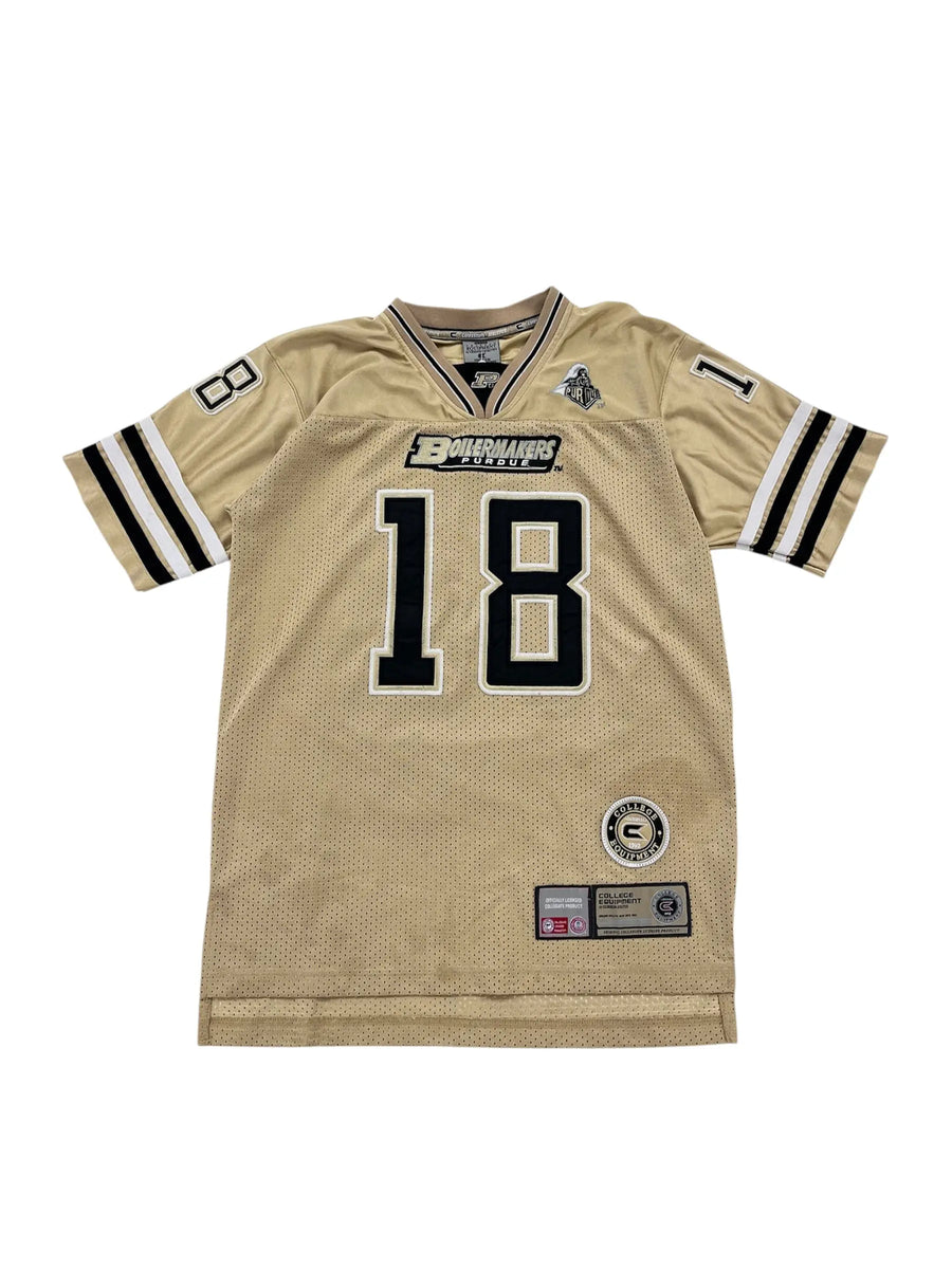 Vintage 90s Purdue Embroidered Football Jersey - M Hammered Threads