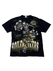 Vintage 90s Purdue Football Tshirt - L Hammered Threads