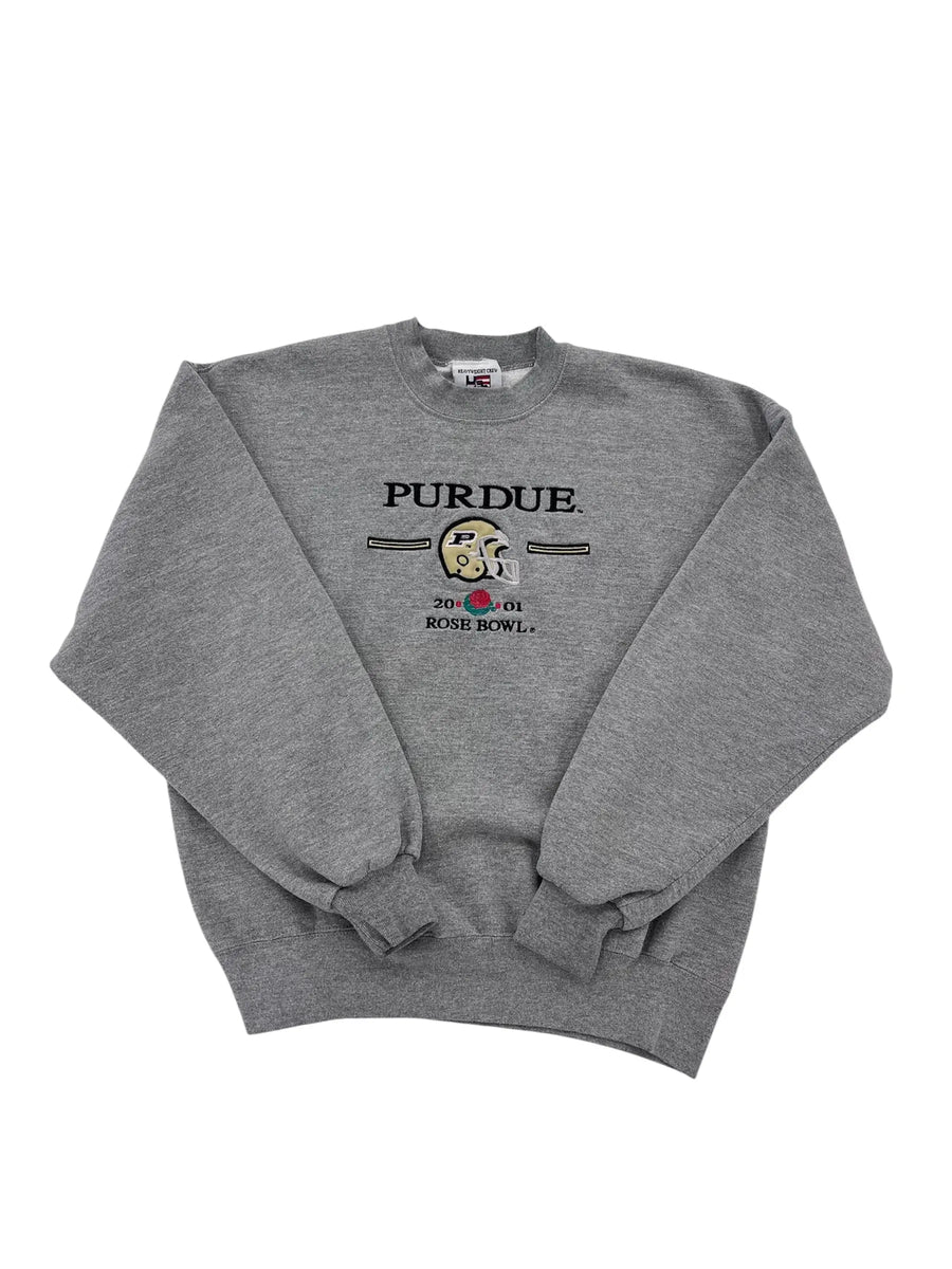 Vintage 2001 Purdue Rose Bowl Embroidered Crewneck Sweatshirt - L Hammered Threads